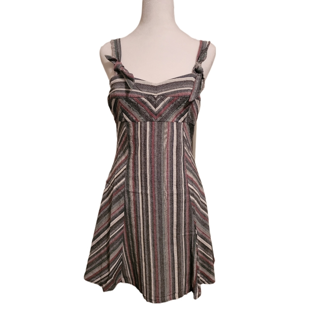 Olivaceous By Anthropologie Striped Sundress, Sz S NWT